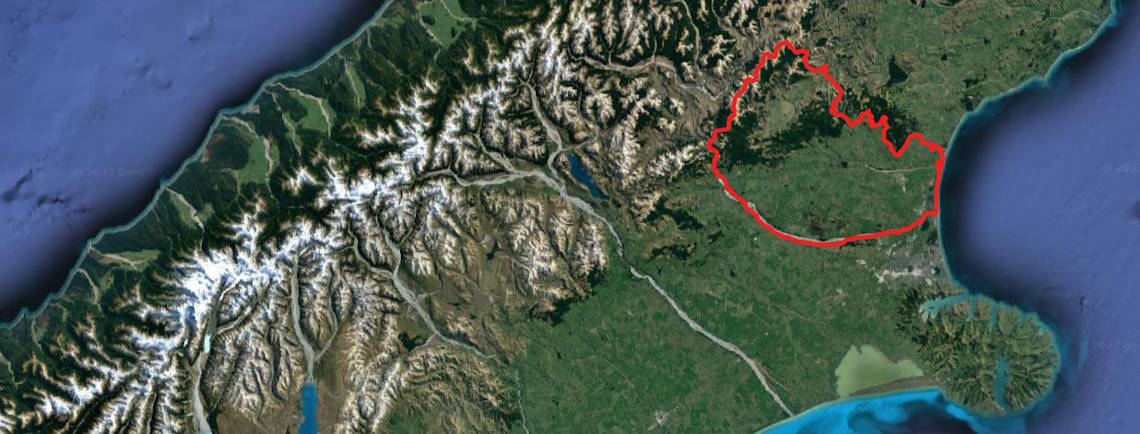 Boundary of Waimakariri District Council | water asset management